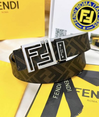 皮带：Fendi.芬迪..顶级原单复刻. 腰带：百分百头层牛皮，保证真皮。双层ff镂空雕刻工艺设计24K纯钢扣材质，永不掉色进口小牛皮正反双面使用商场专柜同等质