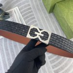 古奇 特种皮腰带系列 ，原厂五金精品不锈钢扣，手感柔软舒适 宽3.8Cm。