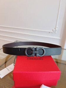 特 Ferragamo.菲拉格慕 新款全套包装 宽度3.5Cm 高级定制款男士皮带 双面进口牛皮 可双面使用 自行选择搭配 真材实料 很有质感 时尚经典不失风范