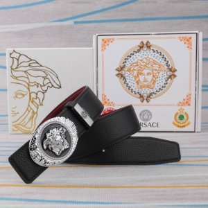 腰带皮带：范思哲原单牛皮腰带 男款皮带：材质百分百头层牛皮腰带保证真皮皮带，专柜原单品质、做工精细，时尚大牌，送人自用首选包装： 请认准如图专柜包装赠送打孔器手
