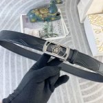 范思哲 特种皮腰带自动带系列 ，原厂五金精品不锈钢扣，手感柔软舒适 宽3.5Cm。