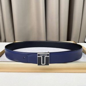 男士Tf 汤尼.福特 牛皮。柔软细腻，百搭大方，宽3.8Cm 、 官网同步，纯铜五金，商务休闲！
