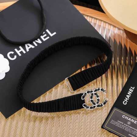 Chanel Cc链条 黄铜Logo扣 小牛皮 银色金属 与 金色金属 3.0Cm精品 弹力十足 百搭 优雅 码数含扣S=65Cm总长 可用75、80、85 M - 点击图像关闭