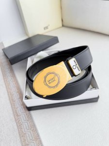 品名：万宝龙.Montblanc原单 腰带 自动皮带 型号：自动带，原版新款纯钢材质自动扣，双面头层牛皮实物拍摄， 材料：百分百头层牛皮，保证真皮。专柜同等质量