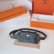 顶级专柜老鼠狠货24全新爱马仕 Hermes Elan Pocket 24 Belt 秋冬新款小腰包，Swift小牛皮腰带包 纯手工蜡线，精品全钢五金。手感柔软