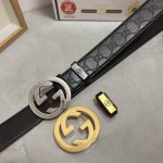品名：古奇.Gu...Ci 原单 材质：原单牛皮腰带 专柜原单品质、做工精细，时尚大牌，送人自用首选 包装： 请认准如图专柜包装赠送打孔器手提袋专柜礼盒宽度3.