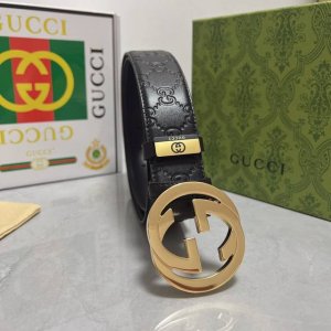 品名：古奇.Gu...Ci 原单 材质：原单牛皮腰带 专柜原单品质、做工精细，时尚大牌，送人自用首选 包装： 请认准如图专柜包装赠送打孔器手提袋专柜礼盒宽度3.