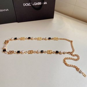 D&G 杜嘉 班纳Dg 徽标与水钻腰带精品，