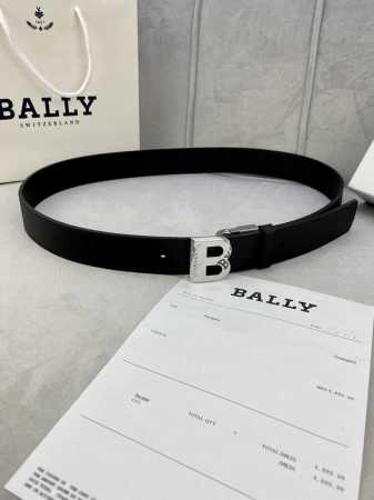 3.5Cm Bally 巴利 平纹 内衬头层小牛皮 ：配有金 银 字母扣头该皮带可调节，且能根据需要剪裁质量保证达到修身效果 - 点击图像关闭