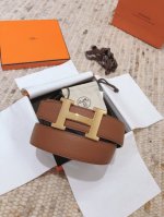 特 Hermes 3.8Cm男款 商务百搭 皇室必备 专柜同步.