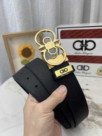 品名：菲拉格幕 原单 材质：原单牛皮腰带 百分百头层牛皮腰带保证真皮，24K纯钢扣，专柜原单品质、做工精细，时尚大牌，送人自用首选 包装： 请认准如图专柜包装赠 - 点击图像关闭