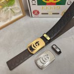 品名：古奇.Gu...Ci 材质：原单牛皮腰带 专柜原单品质、做工精细，时尚大牌，送人自用首选 包装： 请认准如图专柜包装赠送打孔器手提袋专柜礼盒宽度3.8Cm