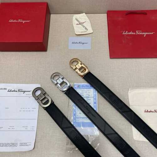 品牌：菲拉格慕Ferragamo 等级：原版品质.头层牛皮 专柜售经典爆款开模。油边精致 电脑车线 手感柔软.实物拍摄无修饰 上身效果超好、长度可裁剪.配专柜全