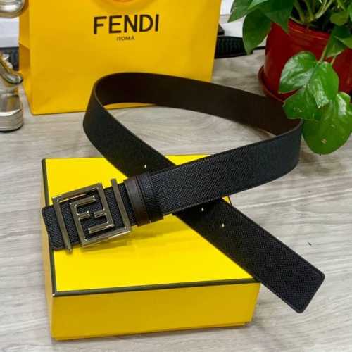 fendl 芬迪 宽40Mm双面原版小牛皮 搭配单钌钯电镀扣 完美的手感.油边 出众的设计.风格 高贵奢华 时尚大方 高清实拍 货真价实 品质保证 双面用