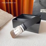 特 万宝龙 Montblanc家持续其一贯的高雅、绅士、精致的风格，进口小牛皮，手感细腻柔软。纯钢自动精品扣，男士必备！宽度：3.5Cm