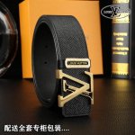 高端品質，實物拍攝 批p 配全套包裝 品牌：Lv海外原單 扣頭材質：雙色純鋼扣 帶身材質正面：38Mm寬度採用雙面進口頭層牛皮腰
