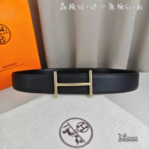 Hermes 爱马仕 宽度 3.8Cm 代购品质 腰带手工品质进口精选优质皮 搭配精钢金属挂扣 双面可用 进口Togo皮带身 工艺细节处理到位 注重细节不败于细
