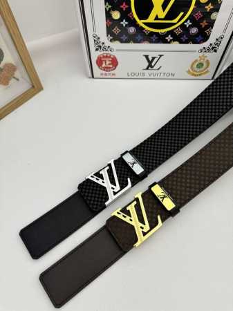 品名：Lv..路易..威登原单 材质：原单牛皮腰带 百分百头层牛皮腰带保证真皮，24K纯钢扣，专柜原单品质、做工精细，时尚大牌，送人自用首选包装： 请认准如图专 - 点击图像关闭