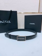 Chanel经典双C皮带腰带 Logo扣搭配进口小牛羊皮带身，质感满分，简直身春日里的点睛之笔，皮带直径3.0Cm