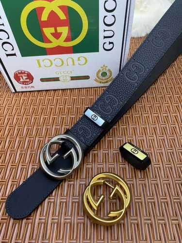 品名：古奇.Gu...Ci 原单 材质：原单牛皮腰带 百分百头层牛皮腰带保证真皮，24K纯钢扣，专柜原单品质、做工精细，时尚大牌，送人自用首选 包装： 请认准如