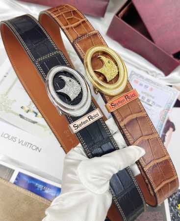 皮带: Stefen Rcici.史特芬.尼茨 腰带: 顶级原单复刻.私人订制高端特供版 等级: 进口原厂头层鳄鱼皮纹路-24K纯钢材质.镶钻石真空电镀工艺.史 - 点击图像关闭
