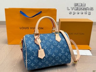 折叠盒 Lv新款Speedy枕头包 具有独特的艺术气息 简单百搭 颜值高 焕新经典 集美必入 尺寸25 19