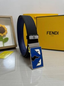 品名：芬迪 Fendi 原单 材质：原单牛皮腰带 百分百头层牛皮腰带保证真皮，24K纯钢扣，专柜原单品质、做工精细，时尚大牌，送人自用首选 包装： 请认准如图专