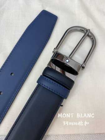 特P180 Montblanc万宝龙 宽3.5Cm 采用头层牛皮 精品针式扣头 自由裁剪商务休闲皮带P - 点击图像关闭