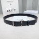 Bally 巴利 专柜同款 采用织带布搭配双面头层牛皮 纯铜精品扣头打造 双面可用，柔软细腻，休闲商务，百搭大方，商务休闲！ 尺寸：3.4Cm 颜色：黑白布接黑