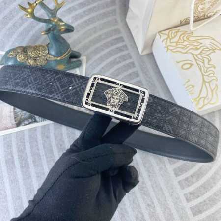 范思哲 特种皮腰带系列 ，原厂五金精品不锈钢扣，手感柔软舒适 宽3.8Cm。P210 - 点击图像关闭