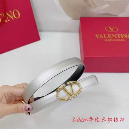 2.0Cm华伦天奴平纹腰带，双面头层牛皮，长度：.75.80.85.90.95.100.欧，钻五金扣原版开模定制庆祝] - 点击图像关闭