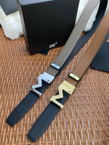 品名：万宝龙 Montblanc 原单 材质：原单牛皮腰带 百分百头层牛皮腰带保证真皮，24K纯钢扣，专柜原单品质、做工精细，时尚大牌，送人自用首选 包装： 请