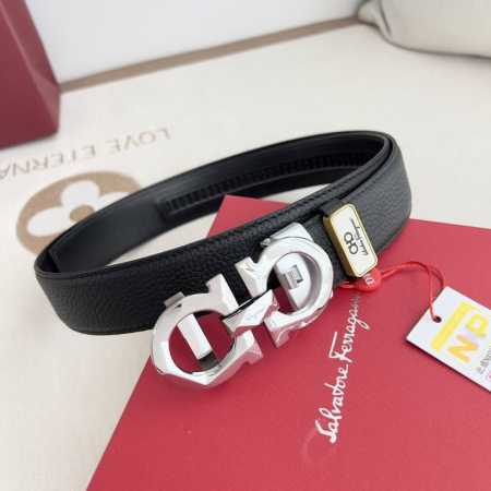 品名：Ferrgamo..菲拉格慕 腰带自动带 皮带 型号：自动扣，纯钢材质自动扣，头层牛皮，自动带身 材料：百分百头层牛皮，保证真皮。24K纯钢扣专柜同等质量 - 点击图像关闭