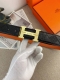 爱马仕 特种皮腰带系列 原厂五金精品不锈钢扣 手感柔软舒适 宽3.8Cm