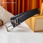 特P180 路易威登 3.5Mm 男款 双面原厂小牛皮 精品原单扣头 专柜同款 顶级品质