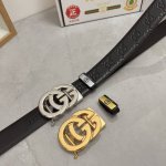 品名：古奇.Gu...Ci 自动带 材质：原单牛皮腰带 专柜原单品质、做工精细，时尚大牌，送人自用首选 包装： 请认准如图专柜包装赠送打孔器手提袋专柜礼盒宽度3