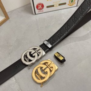 品名：古奇.Gu...Ci 自动带 材质：原单牛皮腰带 专柜原单品质、做工精细，时尚大牌，送人自用首选 包装： 请认准如图专柜包装赠送打孔器手提袋专柜礼盒宽度3