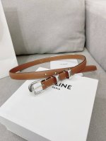 特 赛琳.Celine 全套包装 女神必备原单腰带，火爆款式，原厂小牛皮制作，上身效果舒适，时尚百搭，宽度1.8Cm 2.5Cm 可供选择