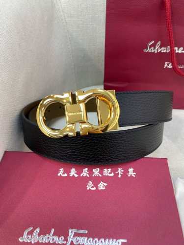 无夹层原厂皮 Ferragamo菲拉格慕 Nfc芯片扫码款 正品尺寸3.5Cm意大利原厂皮