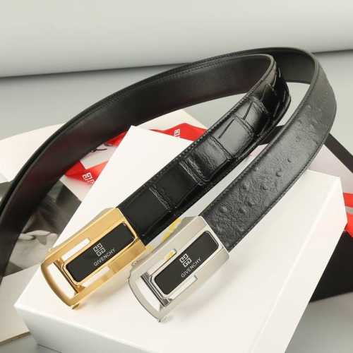 特 纪梵希 头层牛皮自动带 宽3.5Cm 官网同步，不锈钢金属标识，适合商务低调人士！自动扣款式