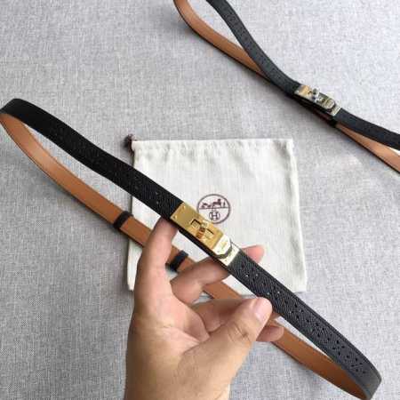爱 马 仕 专柜 爆款女士Kelly腰带 宽1.8Cm 双面头层原版牛皮 正品开模 精致 高贵 奢华有品味 长短可自行调节 - 点击图像关闭