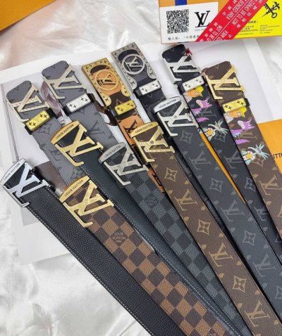 皮带：Lv..路易..威登顶级复刻 -150 腰带：原单品质百分百进口原厂头层牛皮，保证真皮。雕花设计.真空电镀.永不掉色.24K纯钢扣头层小牛皮系列双面可用专