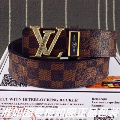 品名：Lv..路易..威登原单 型号：认准如图专柜包装，赠送打孔器 材料：百分百头层牛皮，黑格 咖啡格 老花 黑老花，保证真皮。专柜同等质量， 送人自用首选 包