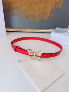 特 Dior 24早春 MéTamorphose 腰带 2.0Cm光滑牛皮革 超級火 蝴蝶搭扣系列