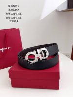 特 菲拉格慕 宽度3.5Cm 进口头层小牛皮，双面头层牛皮材质 皮质柔软Q弹。杜克普斜针走线， 精致耐用。