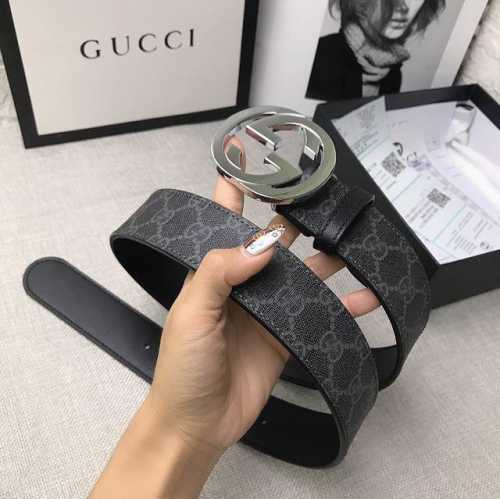配送专柜全套礼盒包装。 Gucci 古驰 原单优等面料 内衬专业定制头层牛皮底 搭配经典原单扣 原厂皮料定制 车工走线完美 专柜宽度3.
