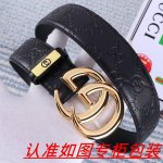 品名：古奇.Gu...Cci原单 材料：百分百头层牛皮，保证真皮。24K纯钢扣双面可用专柜同等质量， 送人自用首选 包装： 请认准如图专柜包装，赠送打孔器，银联