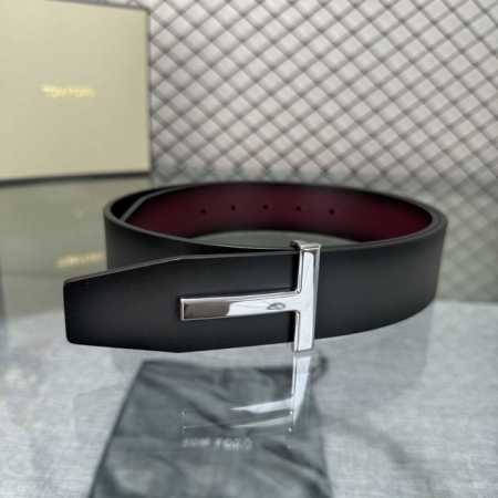 汤姆福特最新网红爆款双面头层牛皮专柜同步3.8宽新款上市了，原版牛皮，搭配铜扣，优雅，大方用的方便。谢谢你转载。 - 点击图像关闭