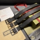 特 古奇 ，3.5Cm 宽 各式百搭单品继续为gucci 2024早春系列添姿加彩。这款亮眼吸睛的腰带以gg橡胶效果皮革匠心打造，配以方形钯金色调腰带扣，为日常