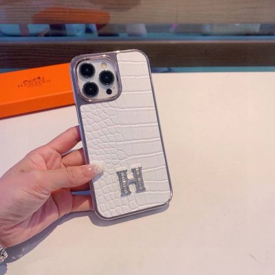 爆款上架爱马仕-Hermes鳄鱼纹H手机壳全包包边壳 型号：为了不出现报错型号，请打开本机查看手机设置显示的型号 Iphone16系列更新 Iphone16Pr